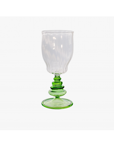 Verre à Vin - Pied Vert pour bénéficier 