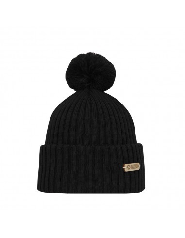 Superyellow Kide Black Merino Wool Beanie (Unisex) de votre