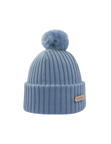 Superyellow Kide Light Blue Merino Wool Beanie (Unisex) outlet