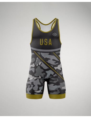 RUDIS Tactical Blaze Elite 2.0 Wrestling Singlet le des métaux précieux