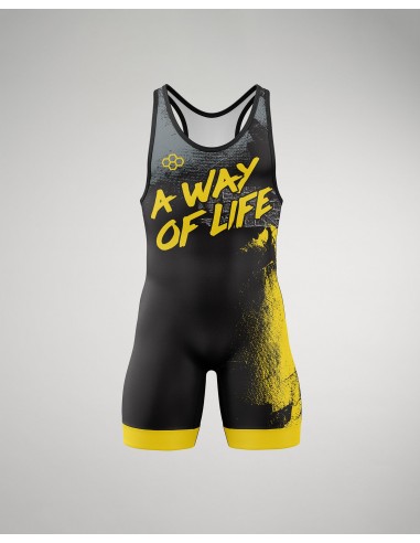 A Way of Life Controlled Chaos Elite 2.0 Wrestling Singlet Pour