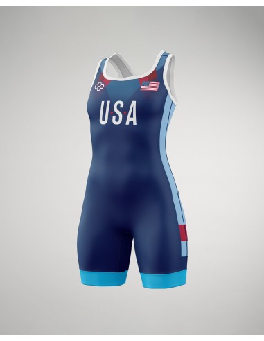 USA Pride Girl's Elite 2.0 Wrestling Singlet Toutes les collections ici