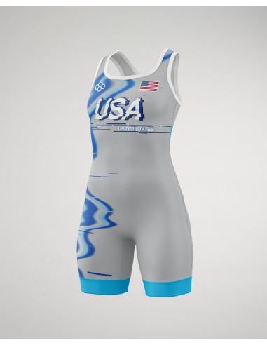 RUDIS Digi Women's Elite Wrestling Singlet pas chere