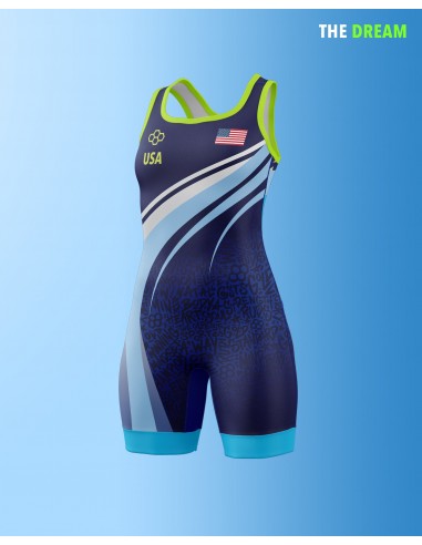 RUDIS The Dream Women's Elite Wrestling Singlet Le MVP de beaucoup