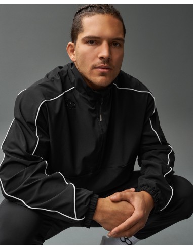 RUDIS 1/4 Zip Windbreaker - Black prix