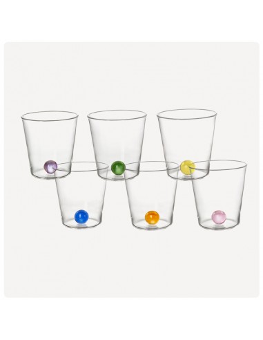 6 Verres 1 Boule le des métaux précieux