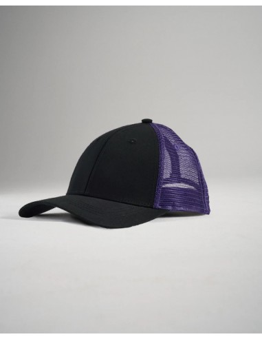 RUDIS Embroidered Wrestling Trucker Hat - Black/Purple En savoir plus