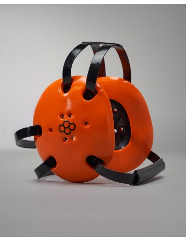 RUDIS 2.0 Elite Headgear - Orange brillant des détails fins